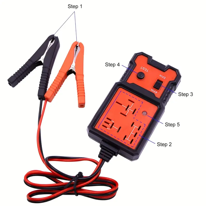 Relaydo™ - 12 V-os autós relé teszter
