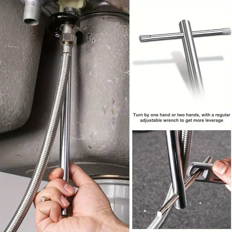 WiteMate™ – Állítható mosogatókulcs csavarmechanizmussal és 180°-ban forgatható fejjel