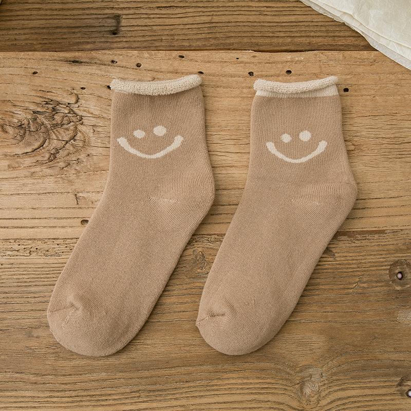 Pamut zokni "Happy Girl" (5 páros készlet)