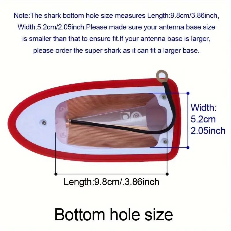 SharkGlow™ - Cápauszony antenna napelemes LED lámpával és ütközésgátló funkcióval