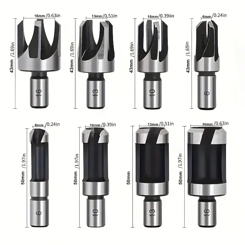 Perforo™ - Fadübel fúrószár készlet (8 darabos)