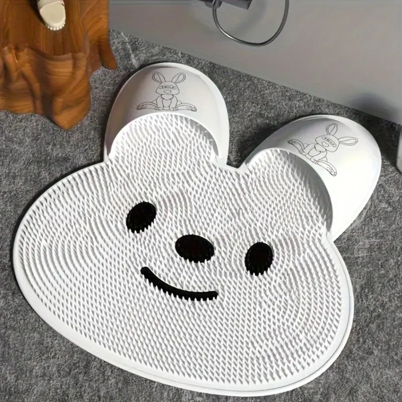 BunnyMat™ - Szilikon lábmasszázs és tisztító szőnyeg