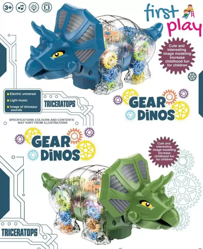 Dinoszaurusz Luminites és DinoX™ hanggal