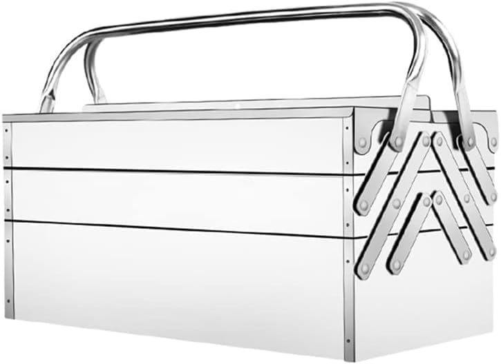 SteelFold Pro – Rozsdamentes acél összecsukható szerszámosláda