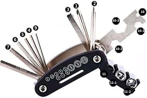 15 az 1-ben kerékpáros szerszámkészlet