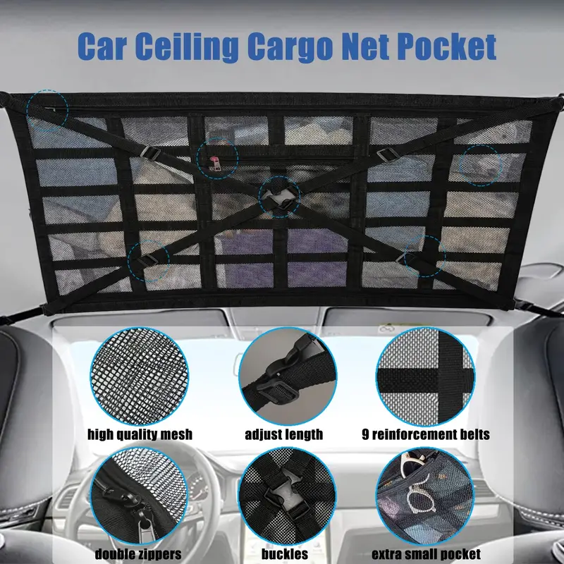CeilLock™ Tárolóháló az autó tetejére