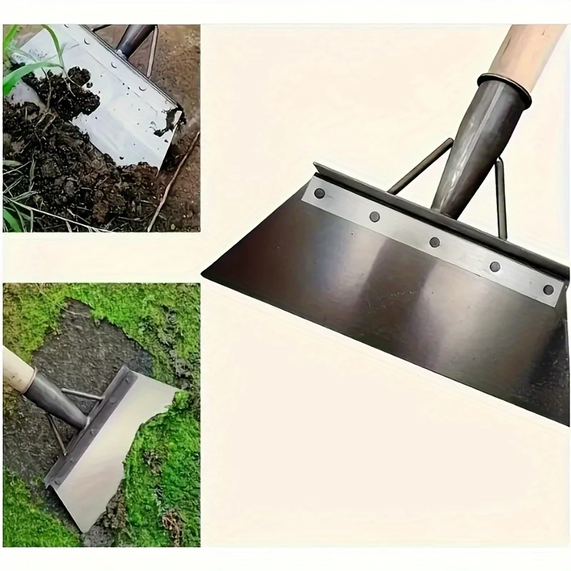 SteelEdge™ – Rozsdamentes acél lapát kertészkedéshez és kültéri takarításhoz