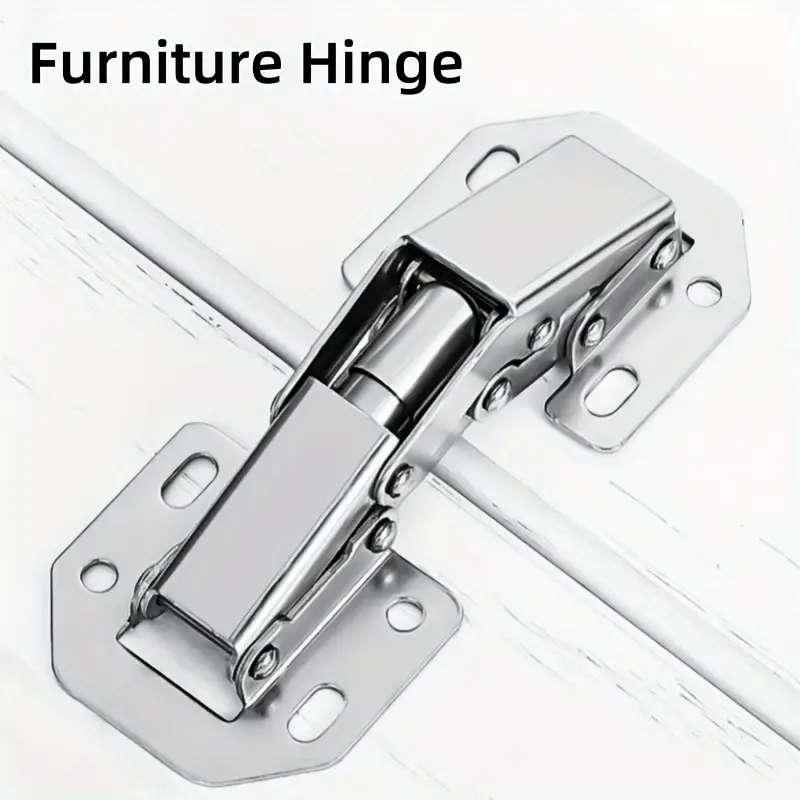 FlexHinge™ – 10 darabos polírozott fém zsanérkészlet bútorajtókhoz