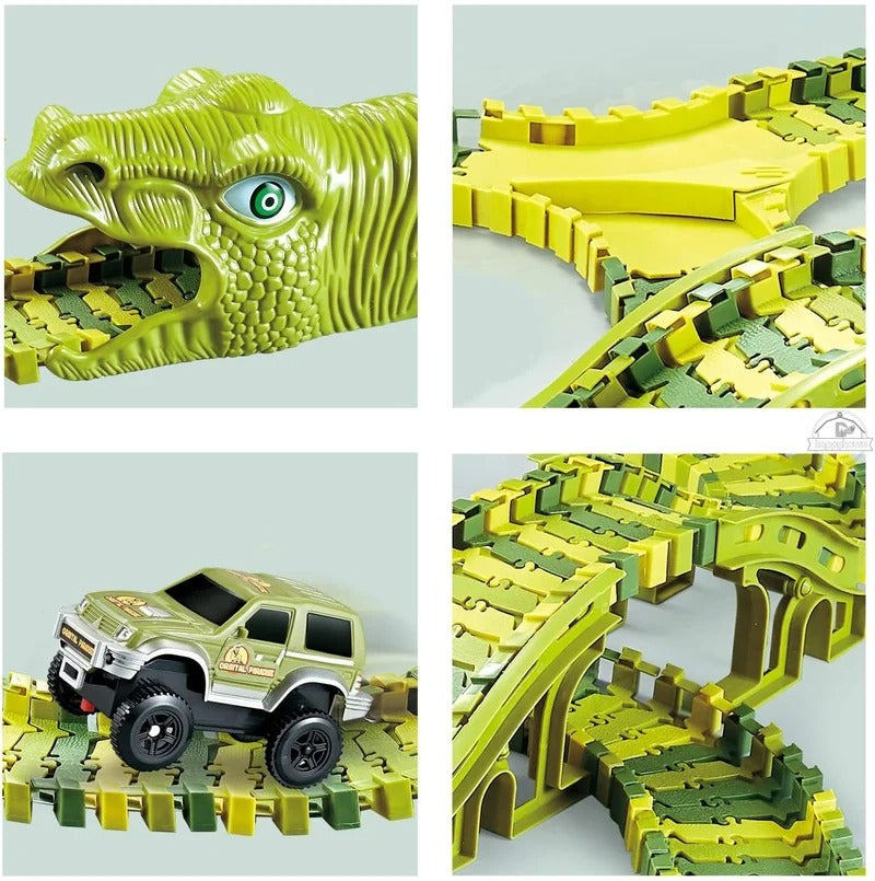 Dinoszaurusz pályás játékkészlet