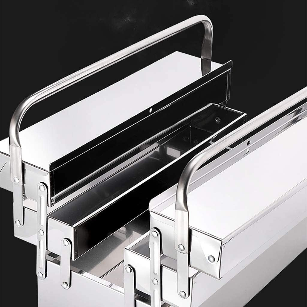 SteelFold Pro – Rozsdamentes acél összecsukható szerszámosláda