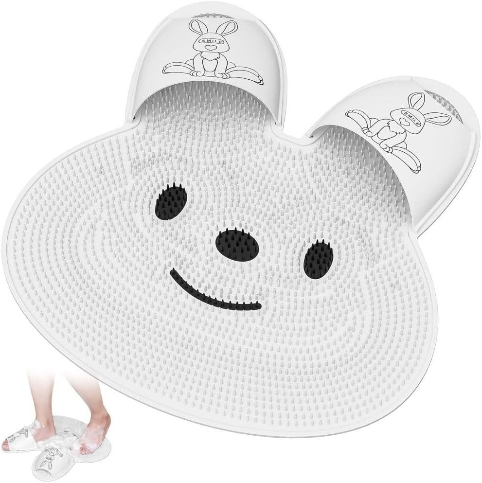 BunnyMat™ - Szilikon lábmasszázs és tisztító szőnyeg