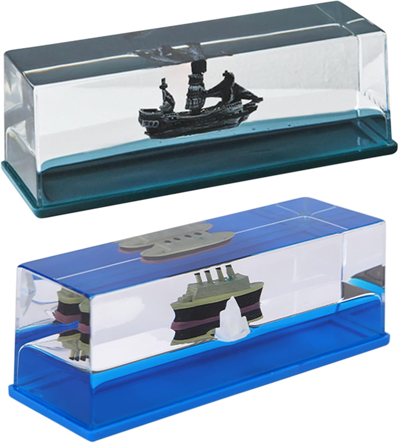 đ„1+1 AJĂNLAT!đ„DAYAcrylicâą â MiniatƱr Titanic folyĂ©kony hullĂĄmhatĂĄssal
