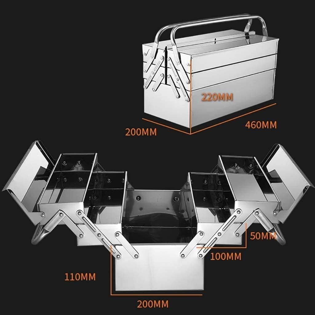 SteelFold Pro – Rozsdamentes acél összecsukható szerszámosláda