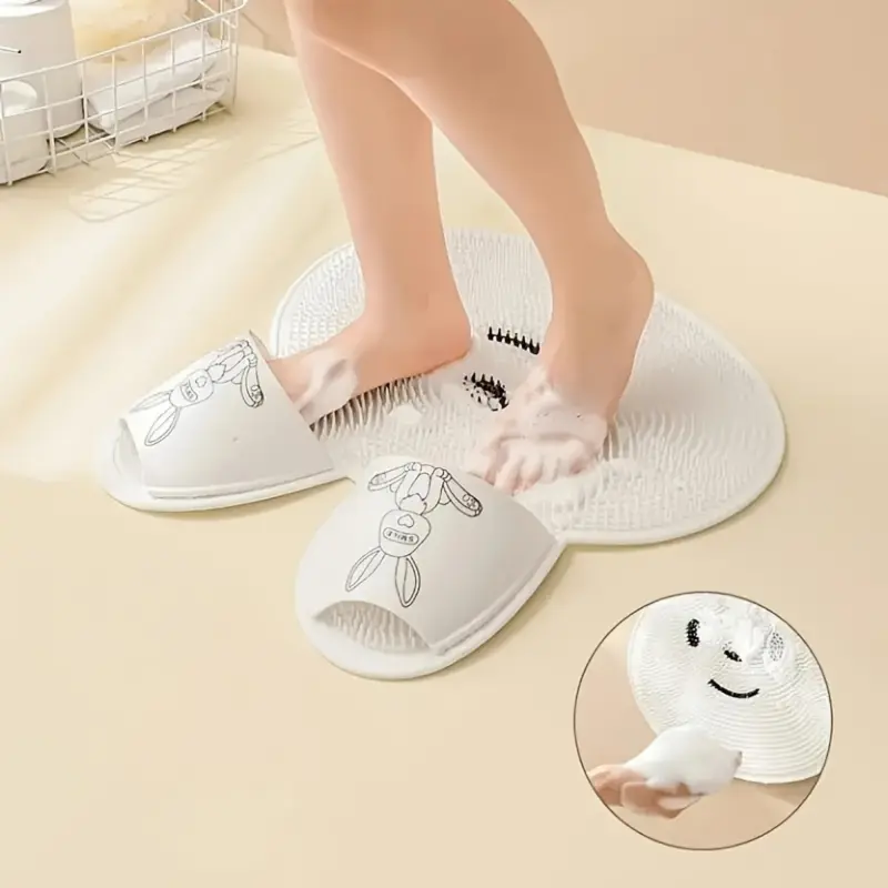 BunnyMat™ - Szilikon lábmasszázs és tisztító szőnyeg
