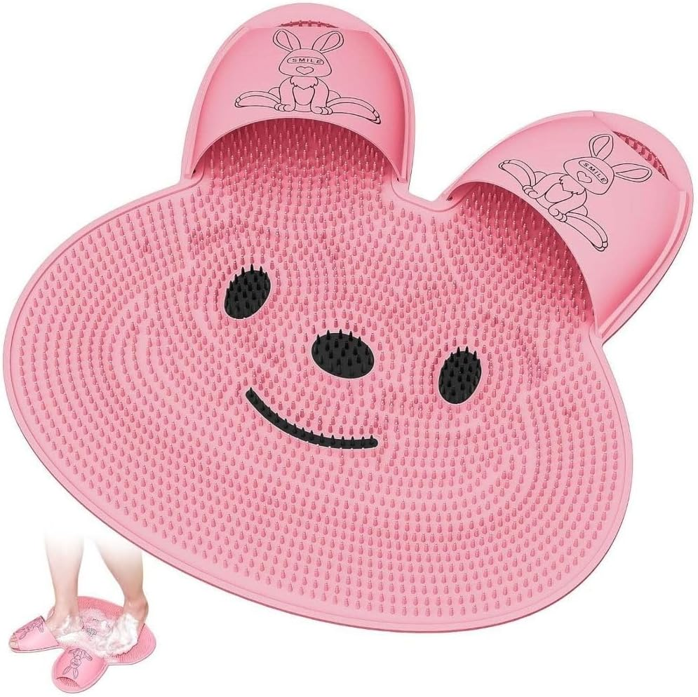 BunnyMat™ - Szilikon lábmasszázs és tisztító szőnyeg