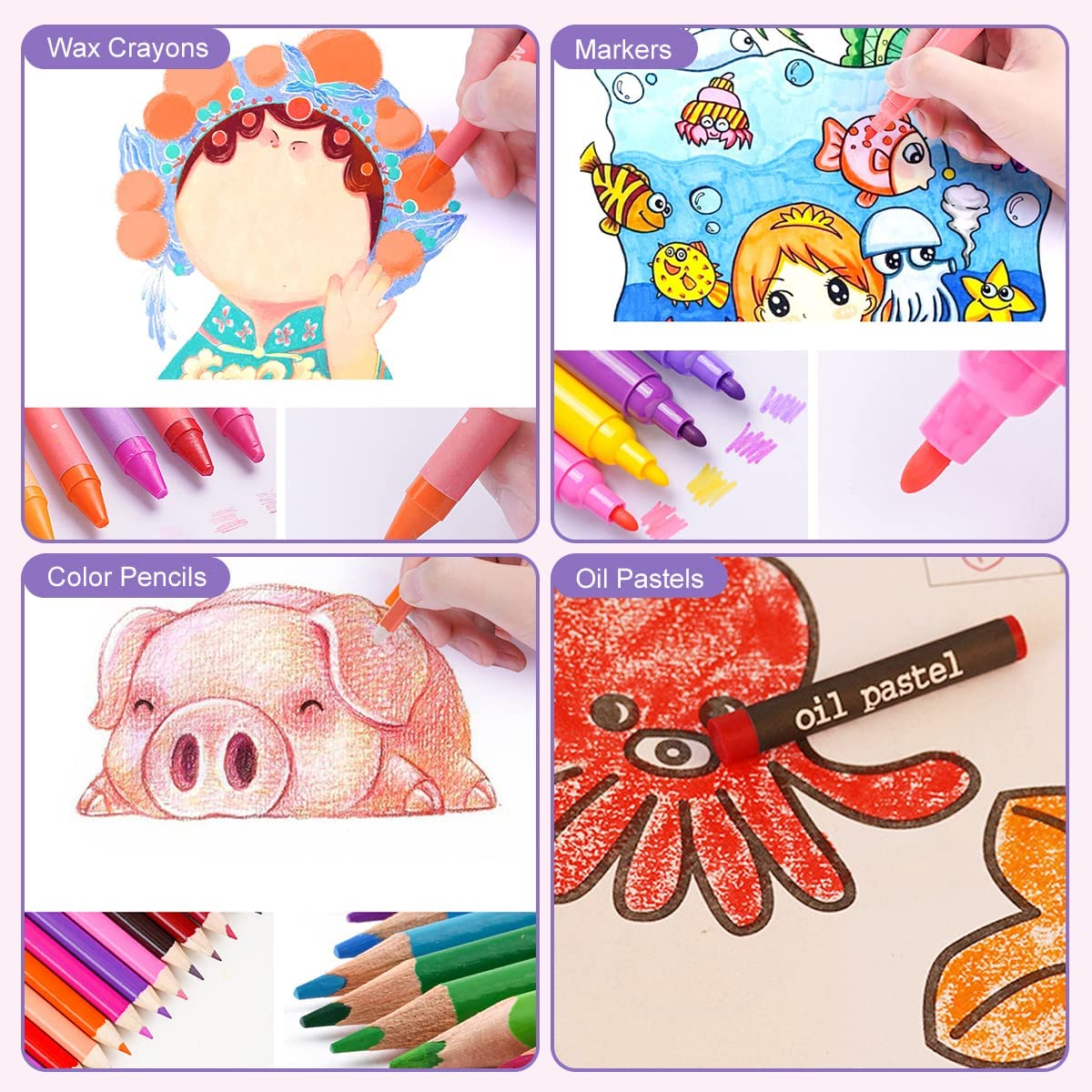 Mostop™ Art Set, Rajzceruza gyerekeknek 258 db