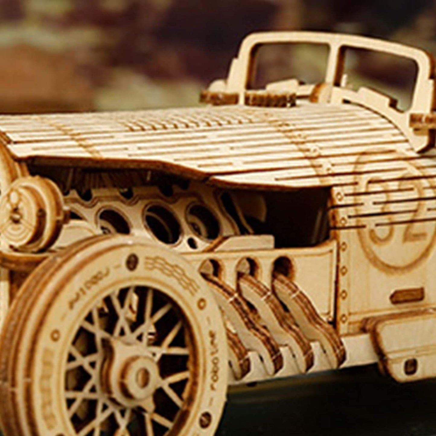 3D-s fából készült puzzle felnőtteknek-mechanikus