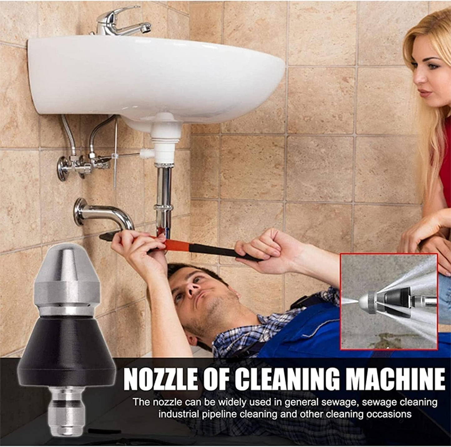 1/4"-es csatornafúvóka