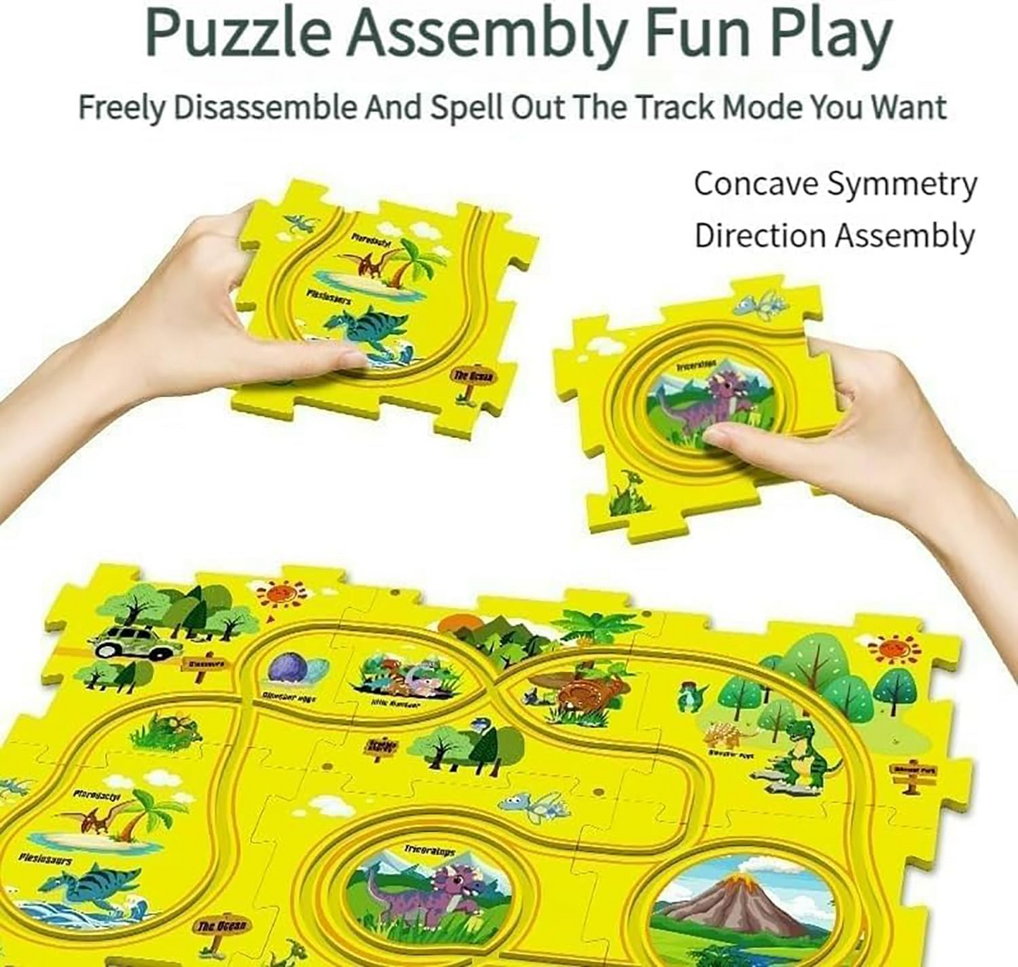 PuzzleRacer™ autópálya puzzle