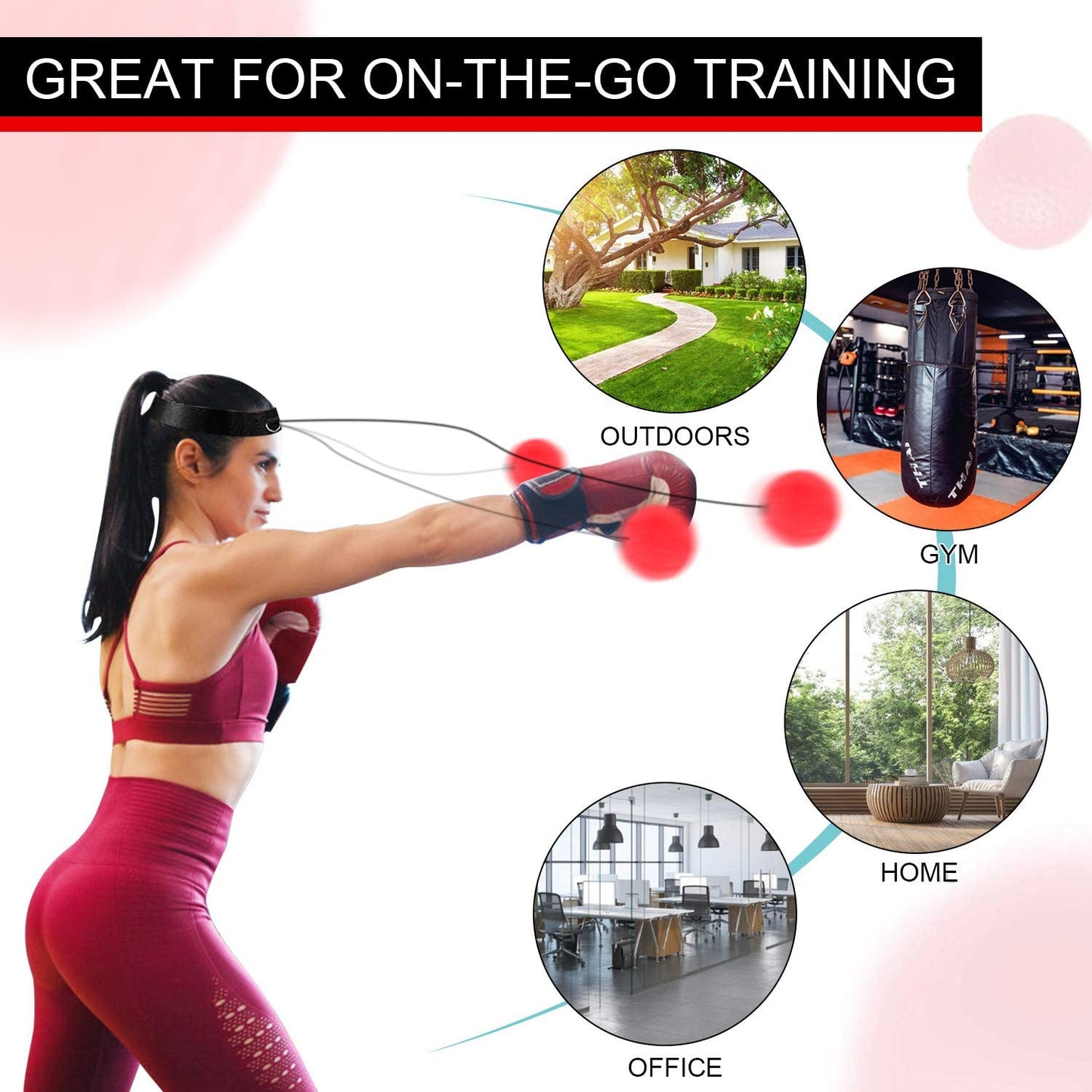 Box Training Ball Mma Gyorsasági edzés felnőtteknek/gyerekeknek