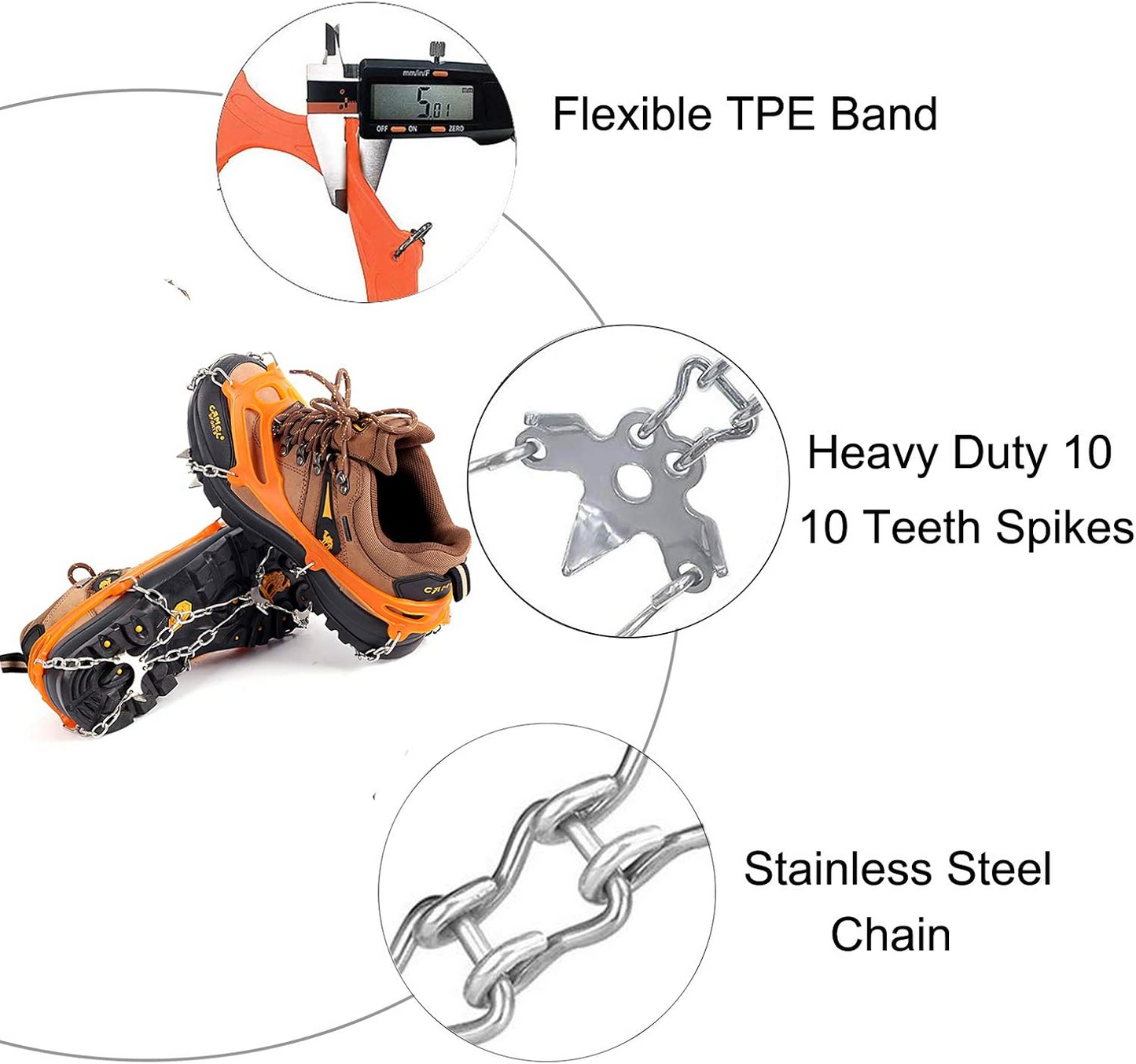 TrailGrip Pro™ - Biztonsági hágóvasak hóra és jégre