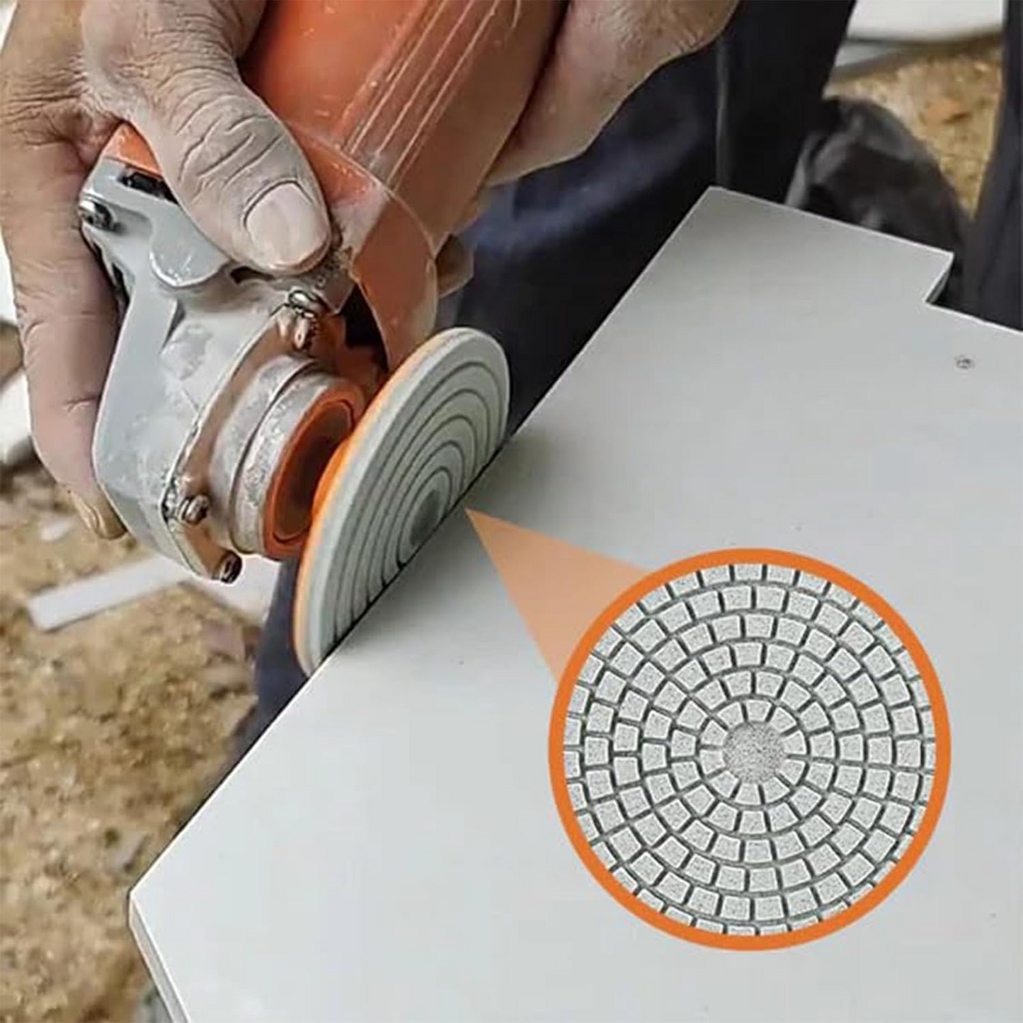 StoneGlide™ - 3 darabos csiszolókorong készlet márványhoz, kőhöz és homokkőhöz