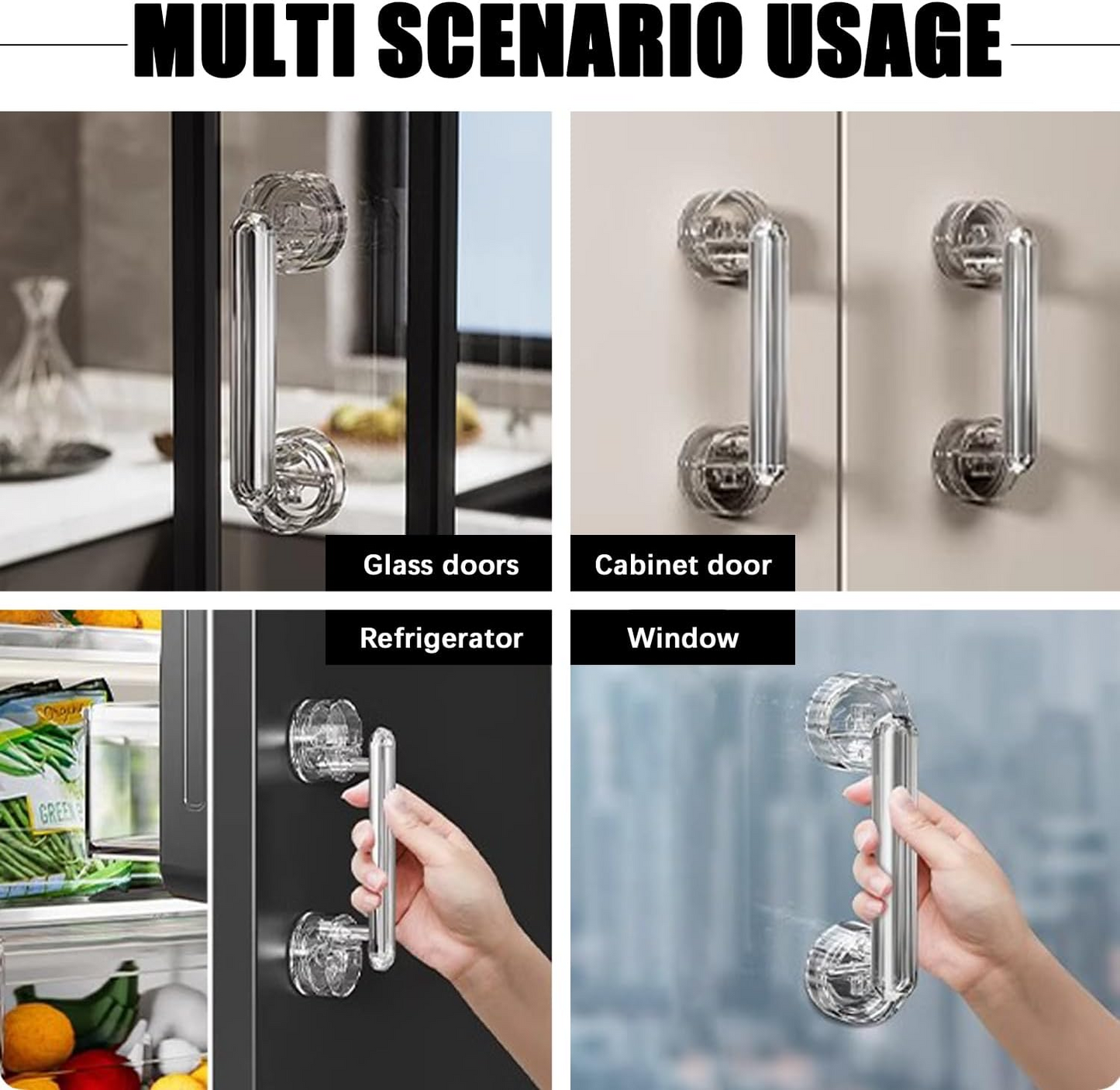 LockGrip™ tapadókorongos fogantyú tolóajtókhoz