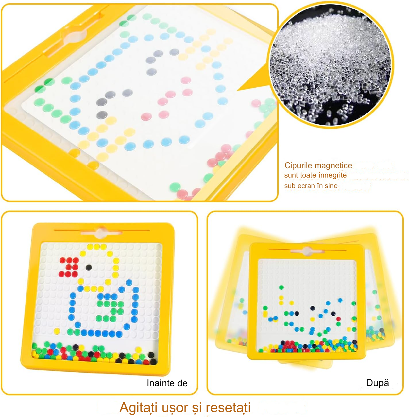 Mágneses puzzle tábla gyerekeknek