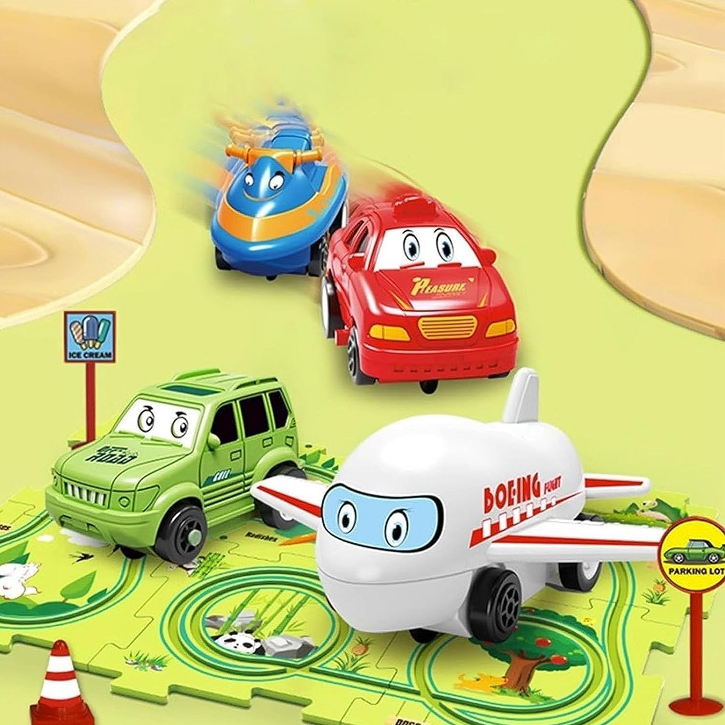 PuzzleRacer™ autópálya puzzle