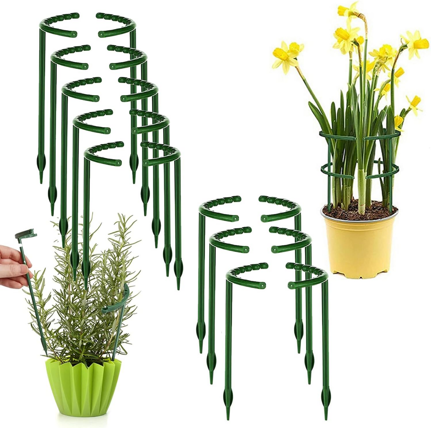 GrowGuard™ – Állítható növénytámaszok (5 darab)