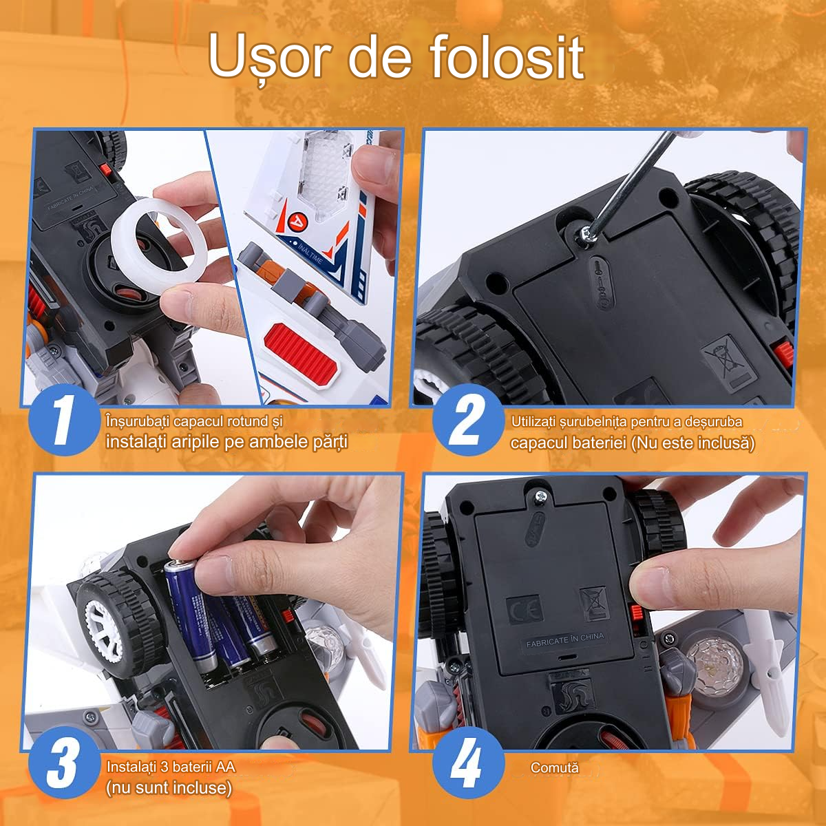 2 az 1-ben robot, amely vadászrepülőgéppé alakul