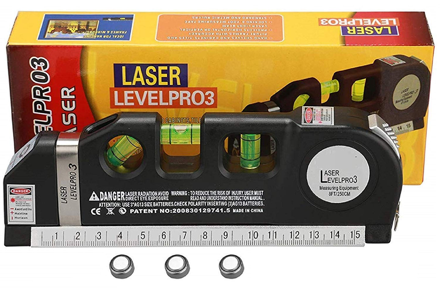 LeverPRO3™ mérőszalag – lézeres szint