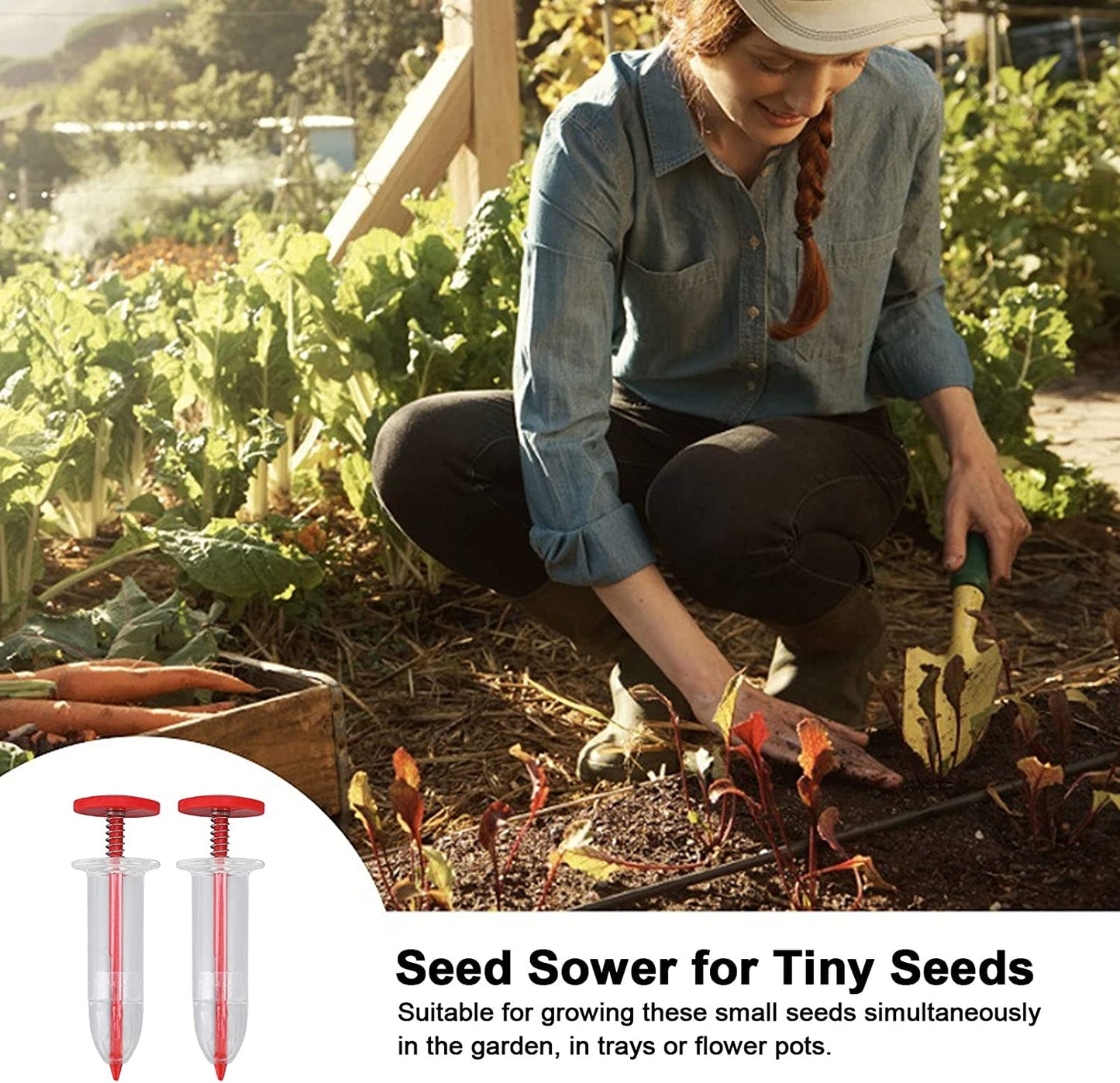 Mini Seedmaster vetőmag adagoló (2 darabos készlet)