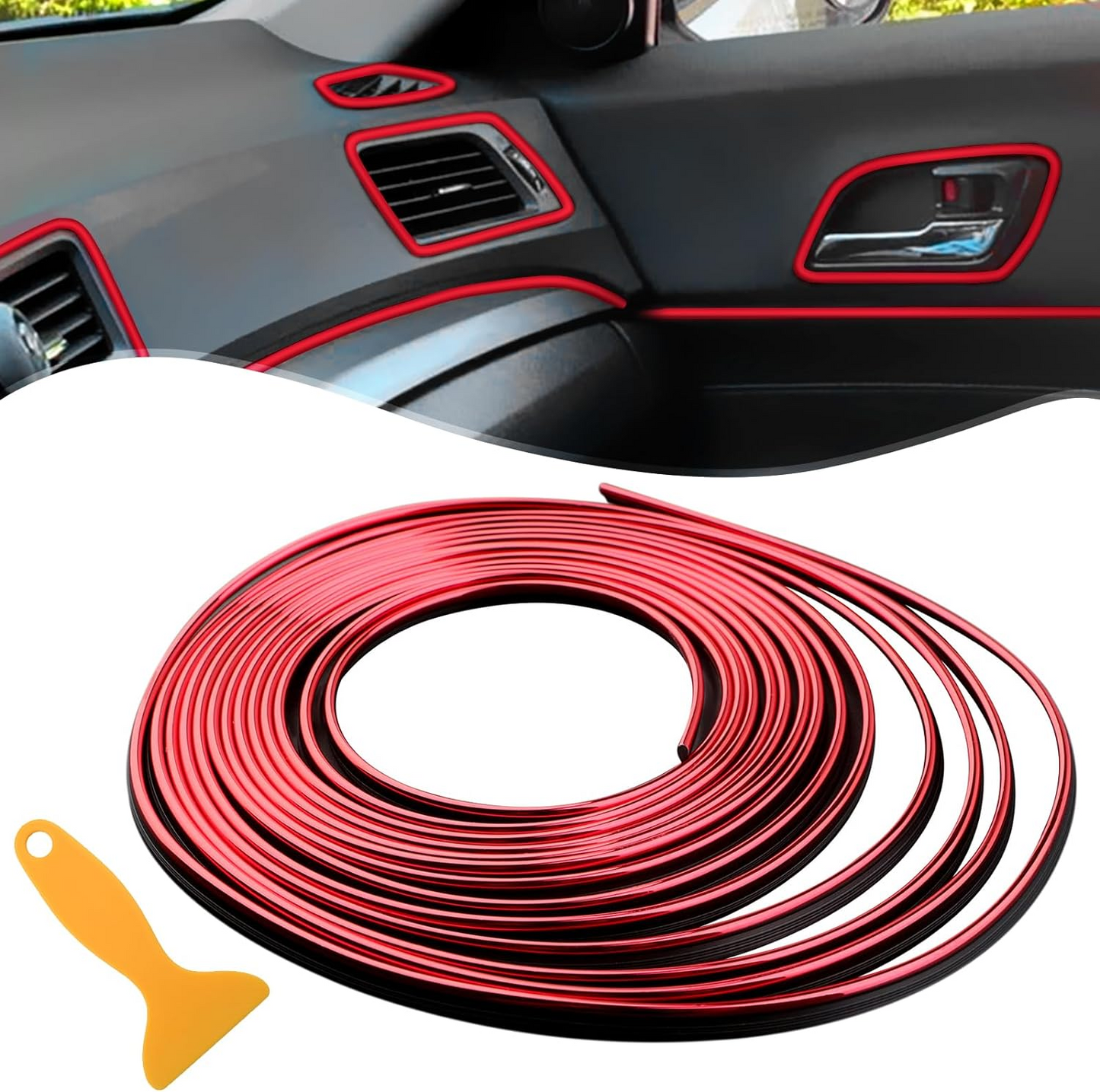 InteriorFlex™ autóbelső díszítő csíkok (5 m)