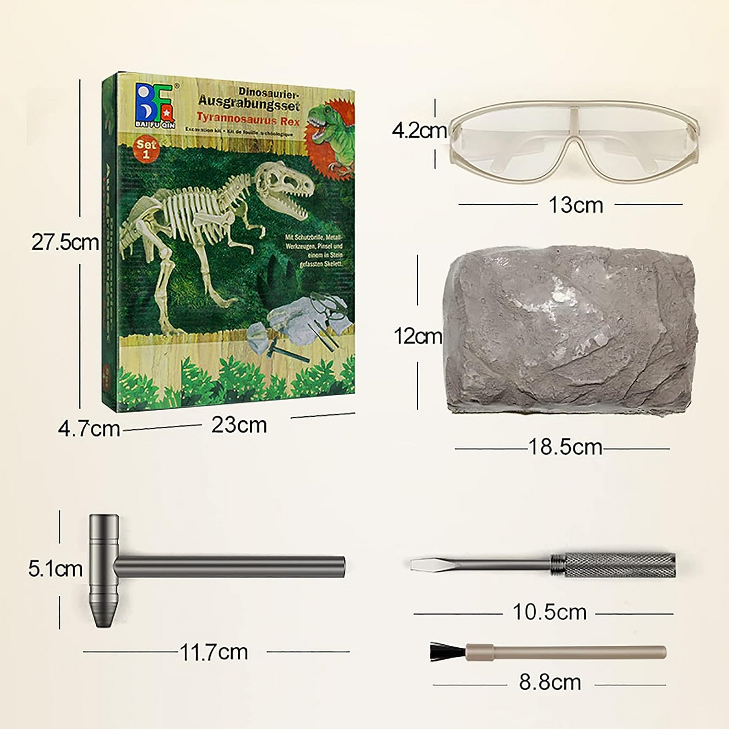 Dinoszaurusz-kövületásó játékkészlet