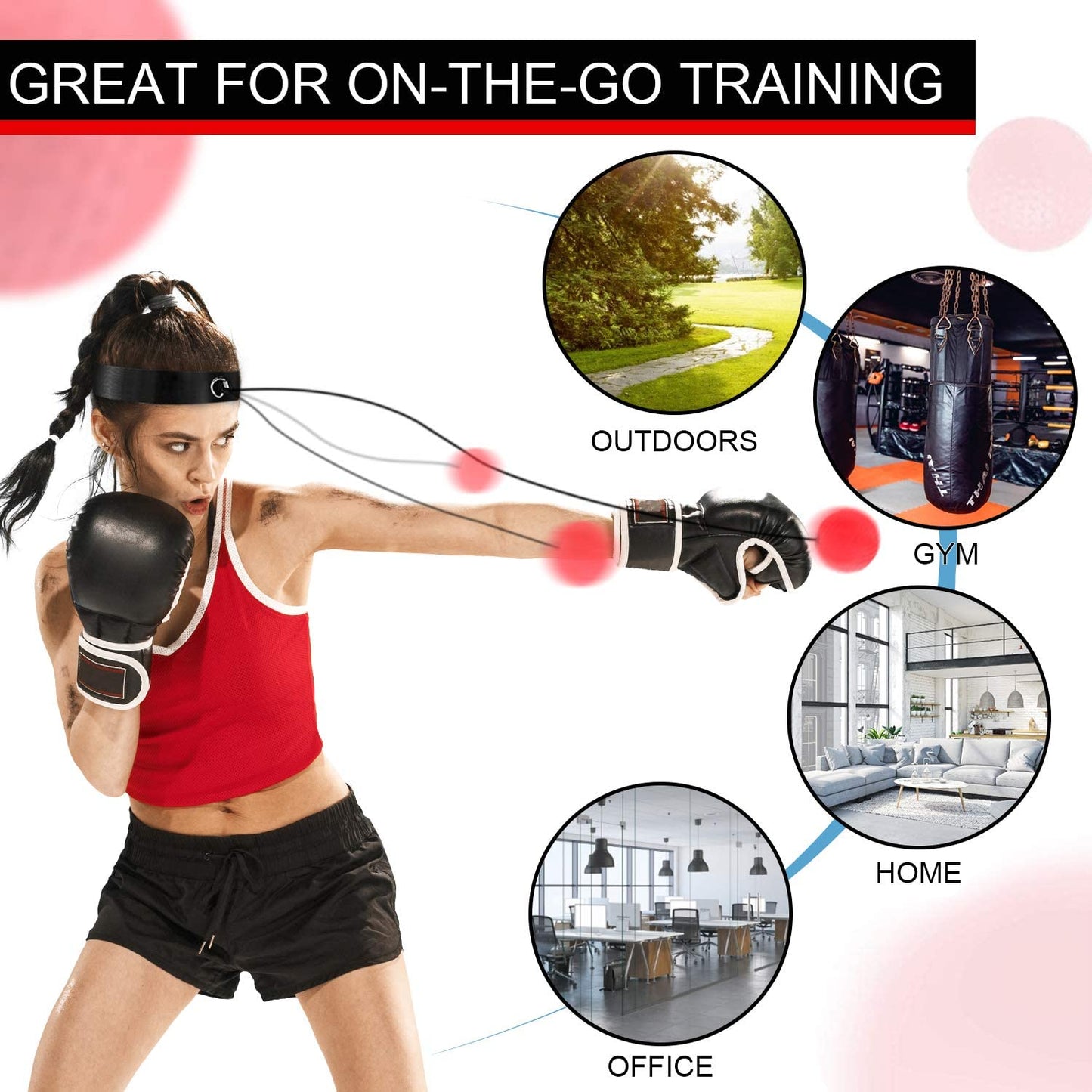 Box Training Ball Mma Gyorsasági edzés felnőtteknek/gyerekeknek