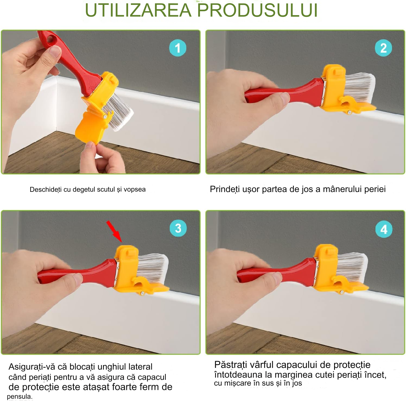 Kézi ecset élekhez
