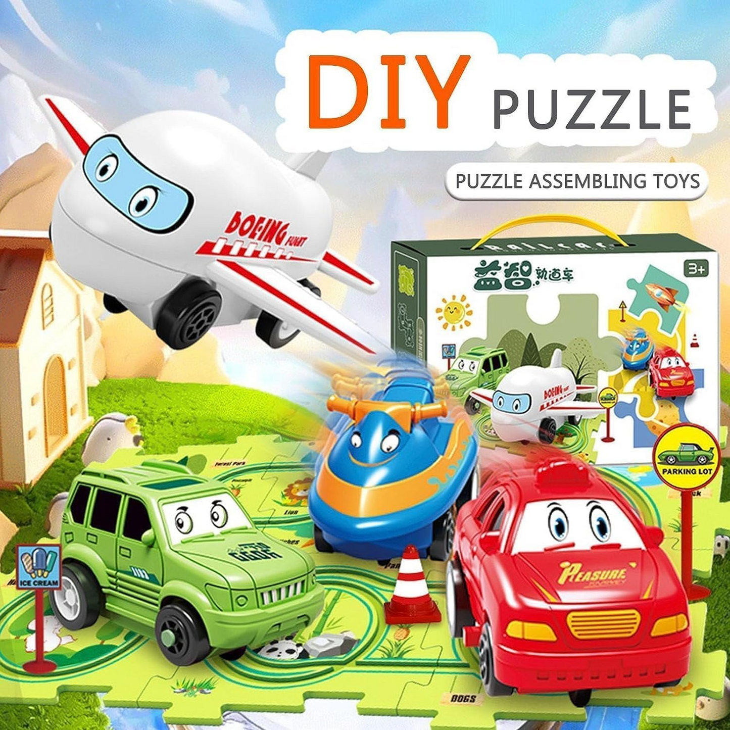 PuzzleRacer™ autópálya puzzle