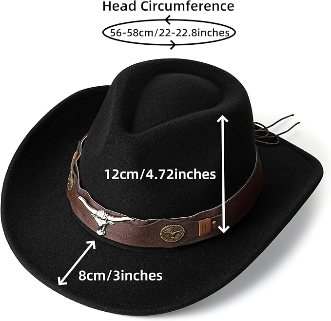 WildEdge™ - Klasszikus Cowboy Kalap Karimás