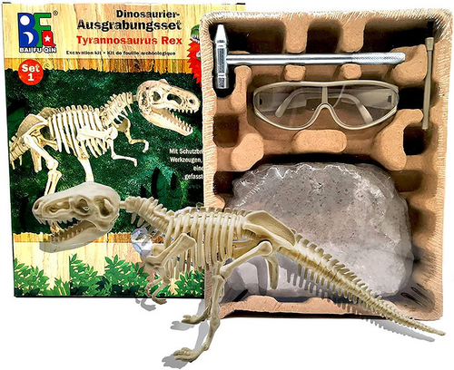 Dinoszaurusz-kövületásó játékkészlet