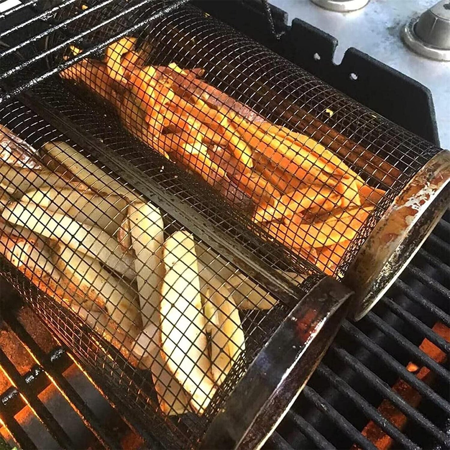 Rozsdamentes acél grillrács