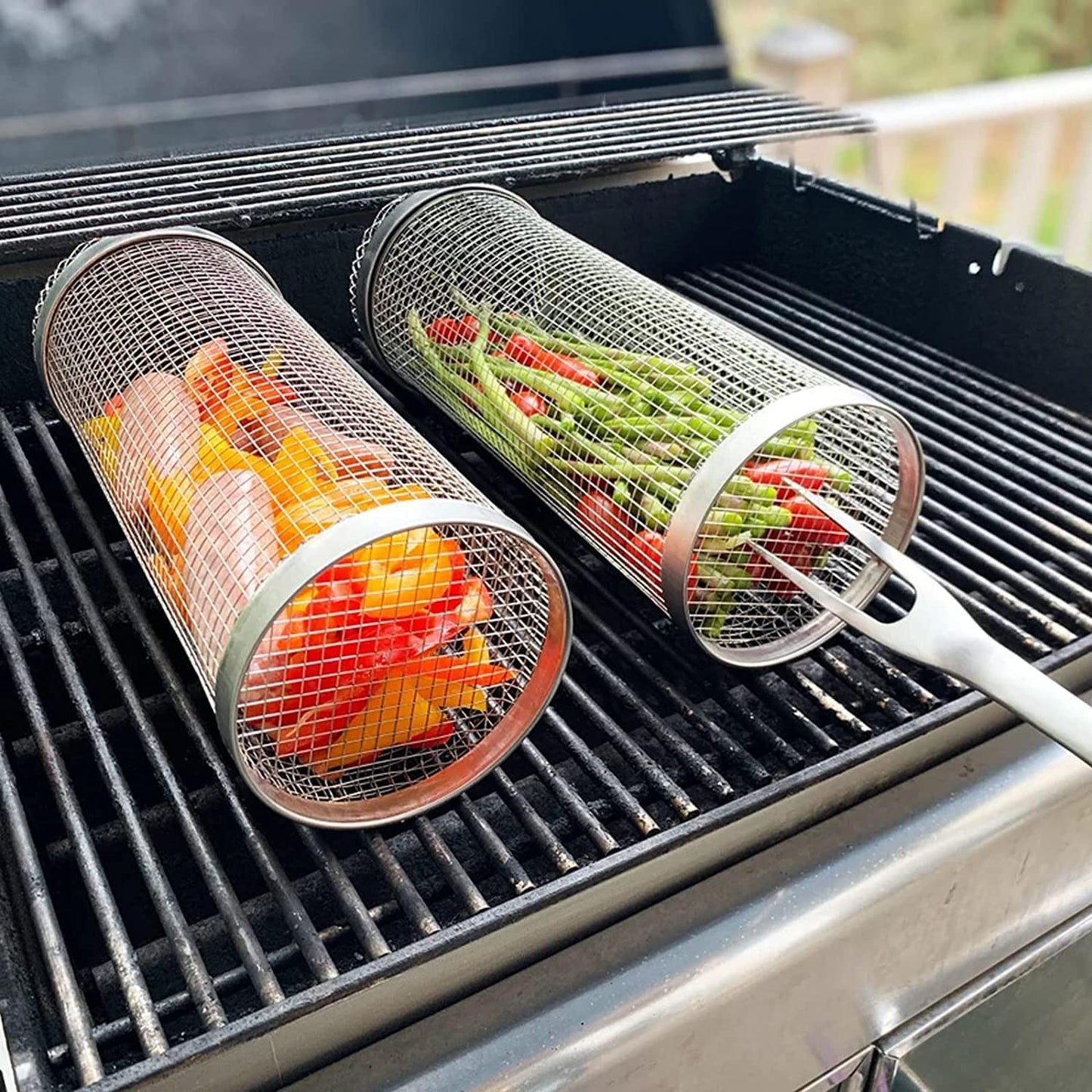 Rozsdamentes acél grillrács
