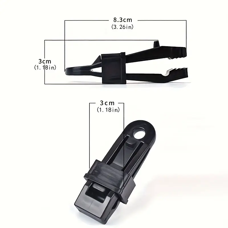 CampGrip™ – Kemping- és kerti rögzítőbilincsek (10 darabos készlet)