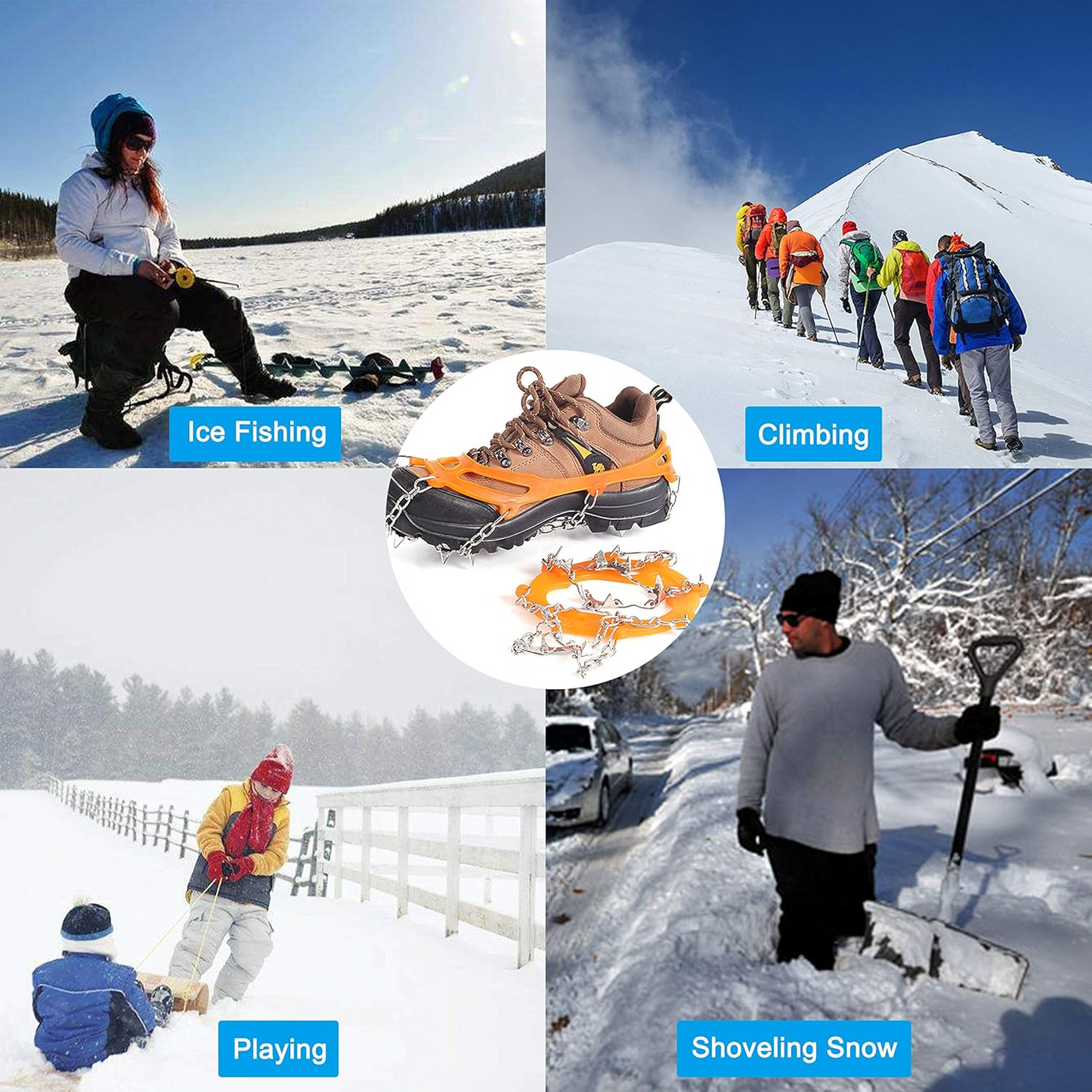 TrailGrip Pro™ - Biztonsági hágóvasak hóra és jégre