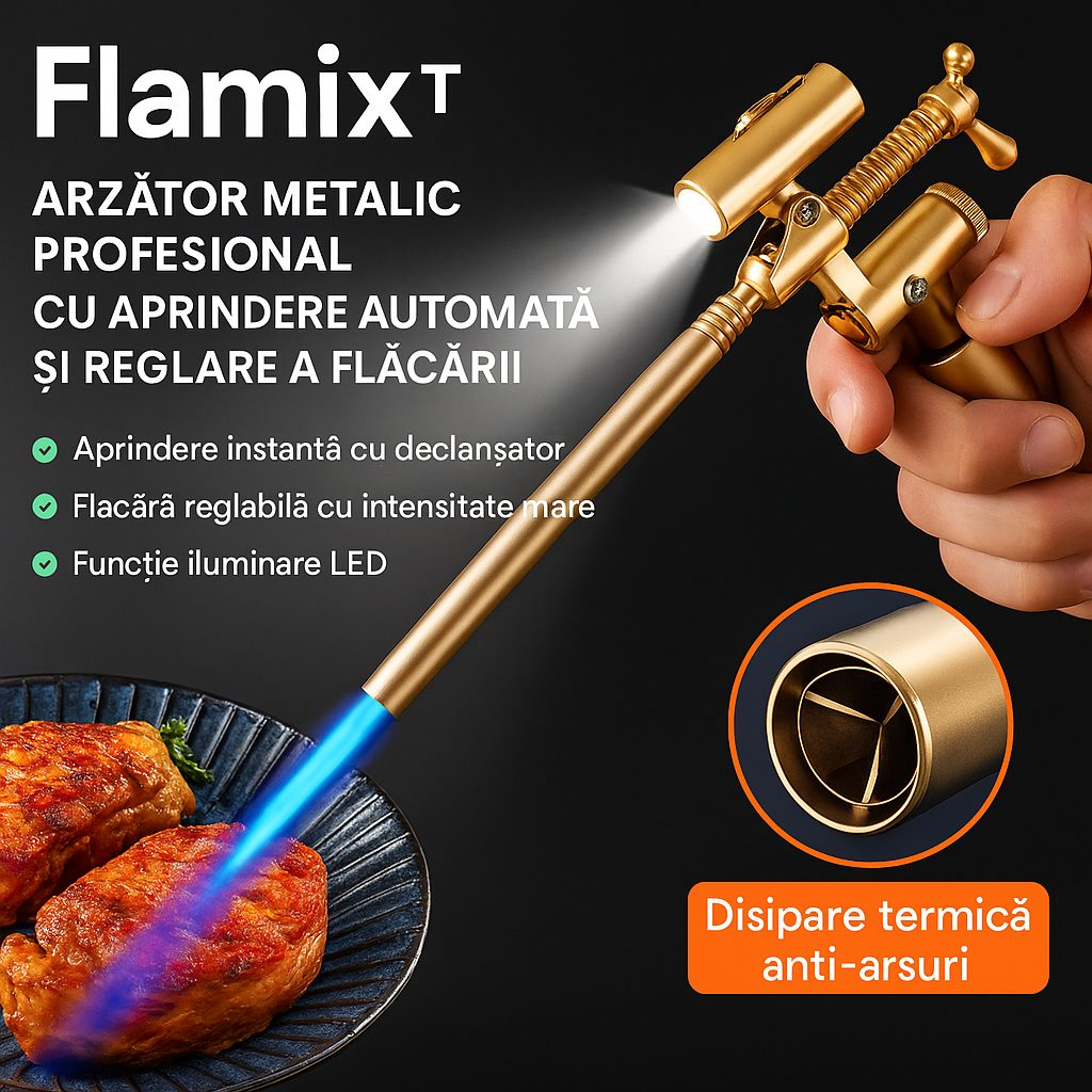 Flamix™ – Professzionális fémégő automatikus gyújtással és lángszabályozással