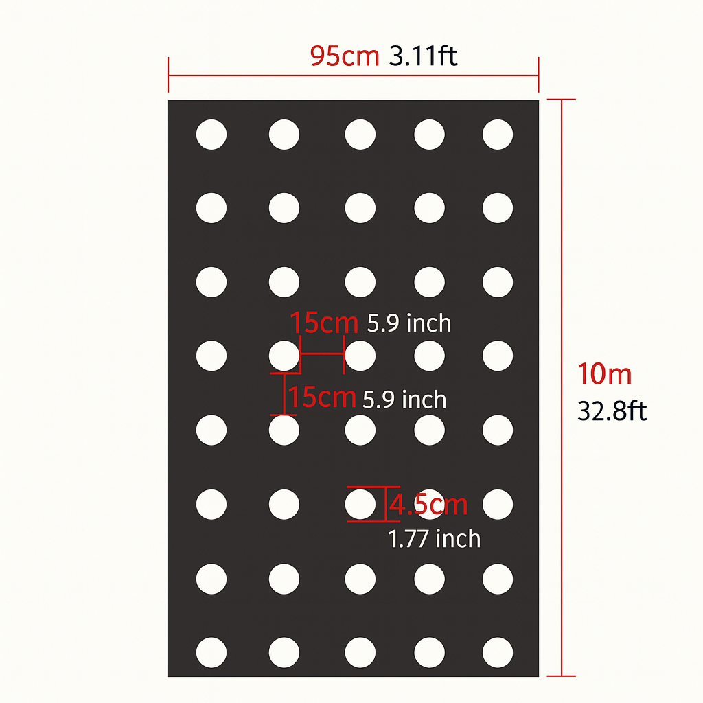 đ„1+3 AJĂNLAT! 4 darab 1 ĂĄrĂĄĂ©rt!đ„Fekete Mulcs Lemez (1,35x10m)