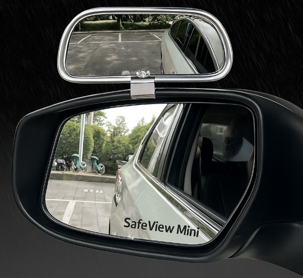 SafeView Mini™ – Állítható kiegészítő tükör a fokozott látómezőért