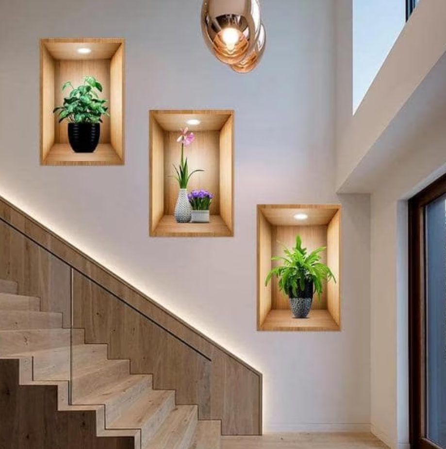 Artzura™ 3 db-os 3D falfestmény szett (40x60cm)