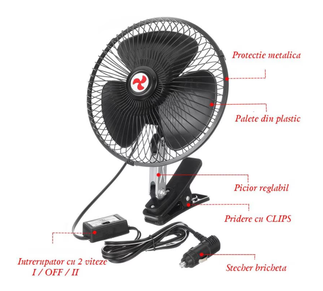 Aerovent™ - Csíptetős ventilátor (8") 12v/24v