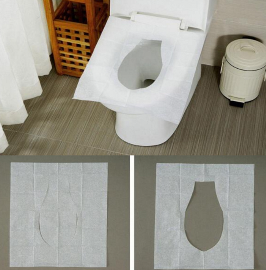 CleanSit™ – Eldobható higiénikus WC-ülőke huzat (50 darabos készlet)